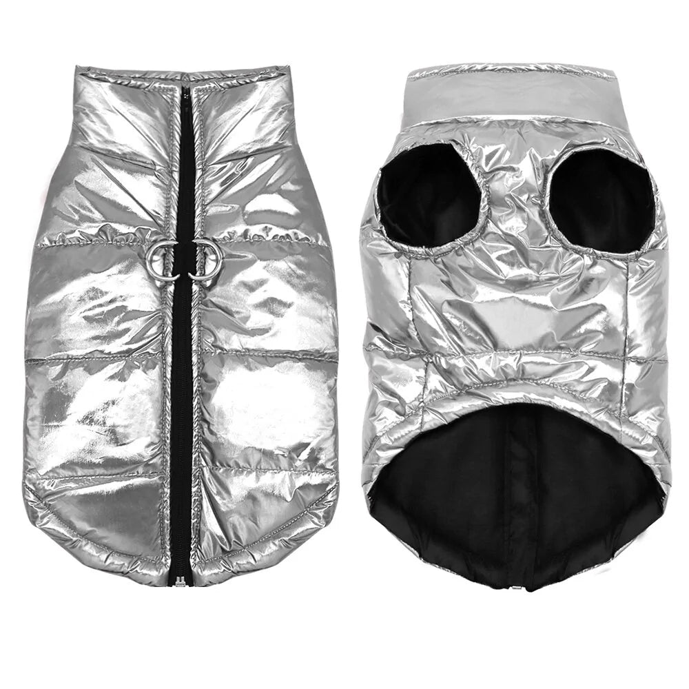 DoggieDeluxe™ Dazzling Puffer Dog Jacket