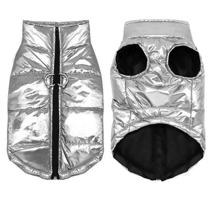 DoggieDeluxe™ Dazzling Puffer Dog Jacket