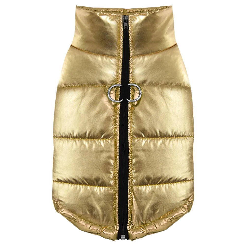 DoggieDeluxe™ Dazzling Puffer Dog Jacket