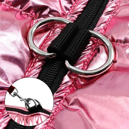 DoggieDeluxe™ Dazzling Puffer Dog Jacket