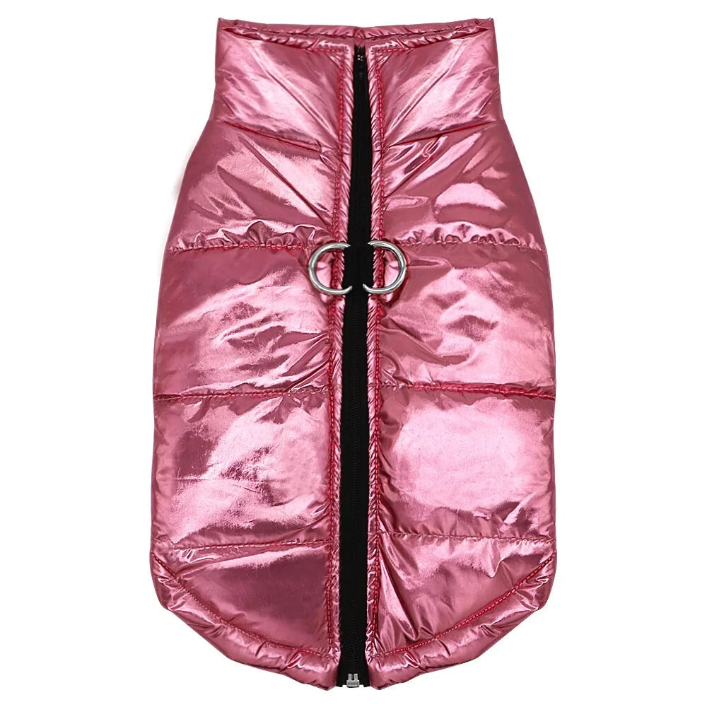 DoggieDeluxe™ Dazzling Puffer Dog Jacket