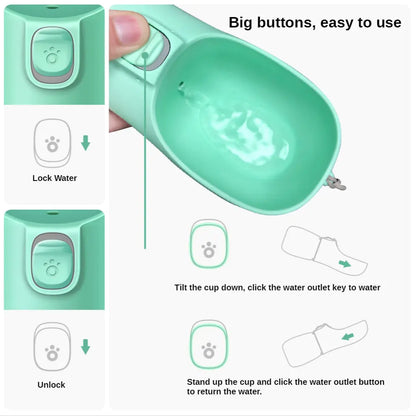 DoggieDeluxe™ Portable Dog Water Bottle