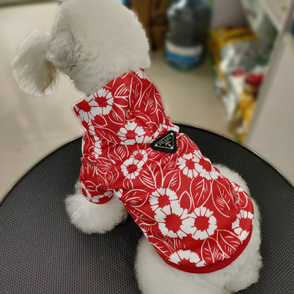 Pawda Floral Pet Hoodie