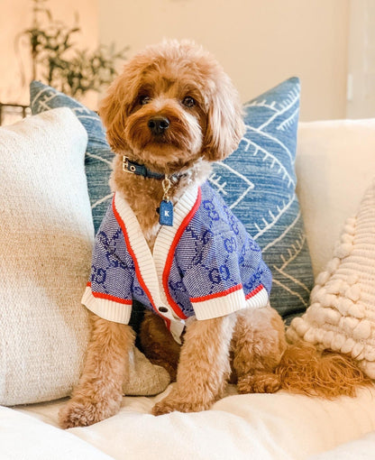Wool Dog Cardigan