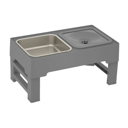 Adjustable Elevated Dog Bowl Feeder