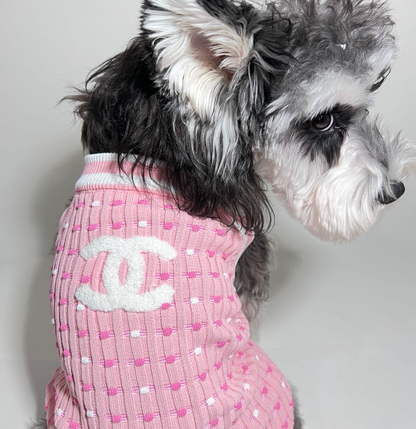DoggieDeluxe™ Pink Classic Sweater
