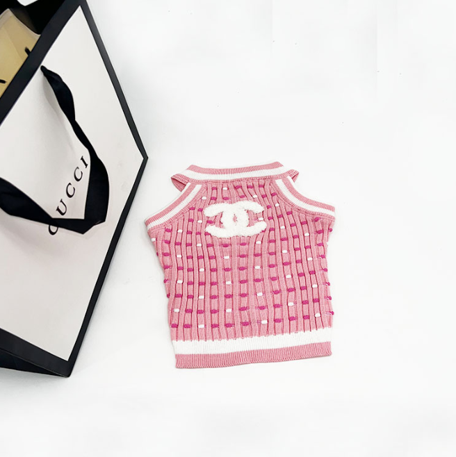 DoggieDeluxe™ Pink Classic Sweater