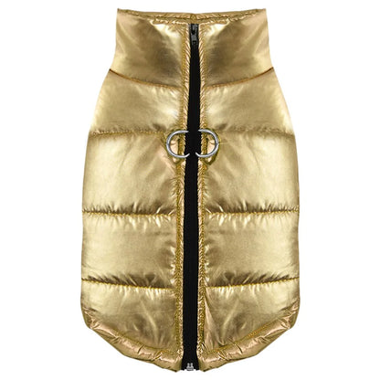 DoggieDeluxe™ Dazzling Puffer Dog Jacket